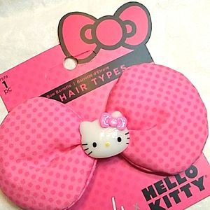 Hello kitty bow barrette